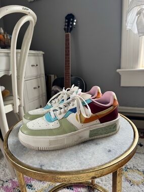 NIKE Air Force 1 Fontanka Snail Multi Shoe DO6719-100 Women’s Size 9